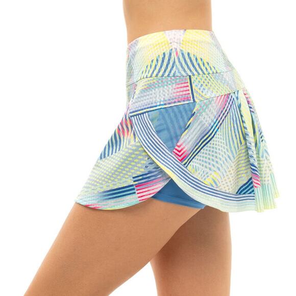 Lucky in Love Flow Motion Skort Set Multicolor size L/12 tennis golf pickleball - Picture 10 of 11